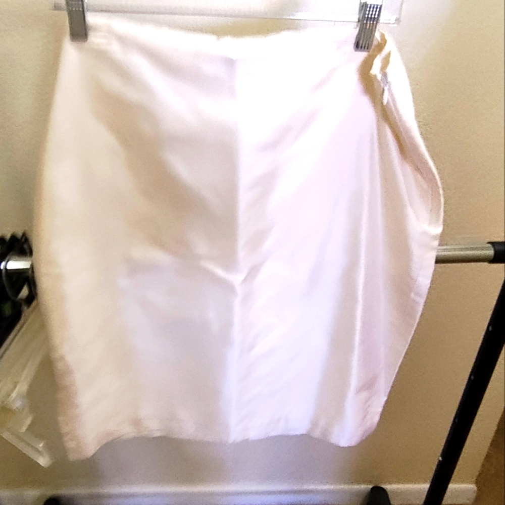 Silk lined skirt